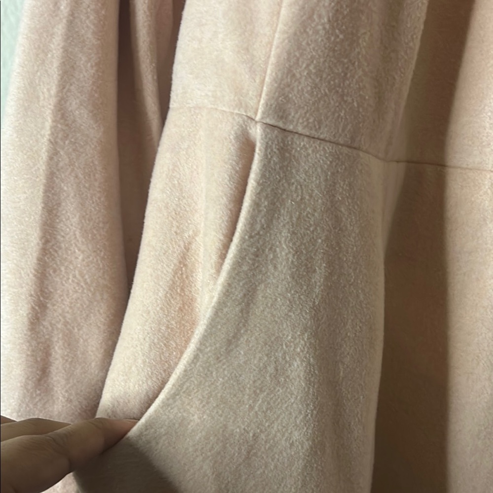 Pink Fit & Flare Pea Coat - Picture 4 of 7